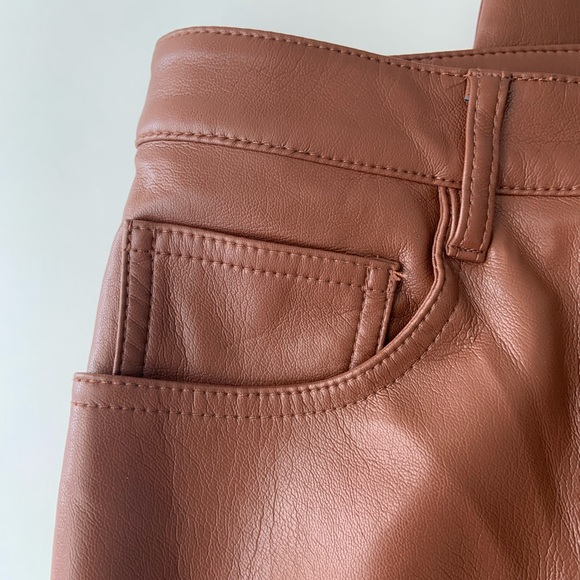 Aritzia Melina Pants size 8 cognac - Picture 4 of 5